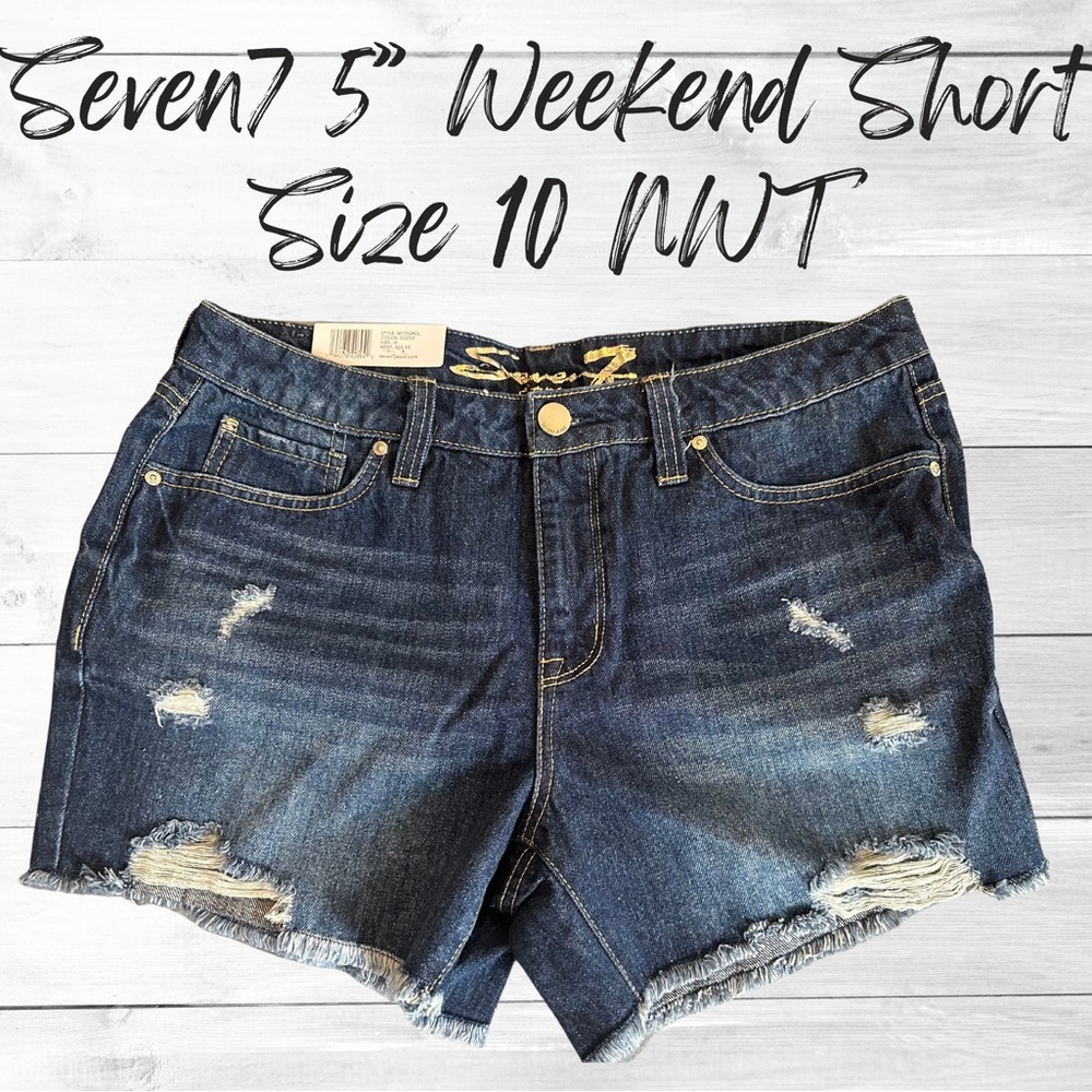 Seven7 brand Weekend Shorts NWT Sz10 5” inseam